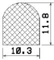 MZS 25471 - EPDM sponge profiles - Semi-circle, D-profiles MZS 25471 - EPDM sponge profiles - Semi-circle, D-profiles